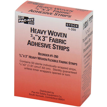 Heavy Woven Fabric Bandage, 3/4